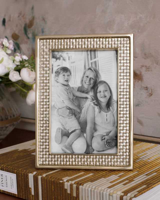 Giftables Sierra Modern Tiffany Picture Frame, 4" x 6"